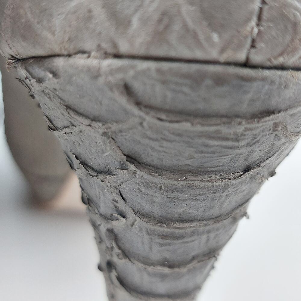 Zara Snake Embossed Animal print Pumps High Heels Open Toe Size 39 - Picture 7 of 14